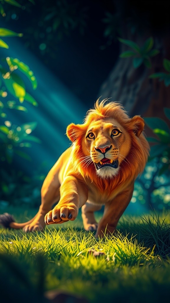 शेर के बच्चे और खरगोश के बच्चे की कहानी