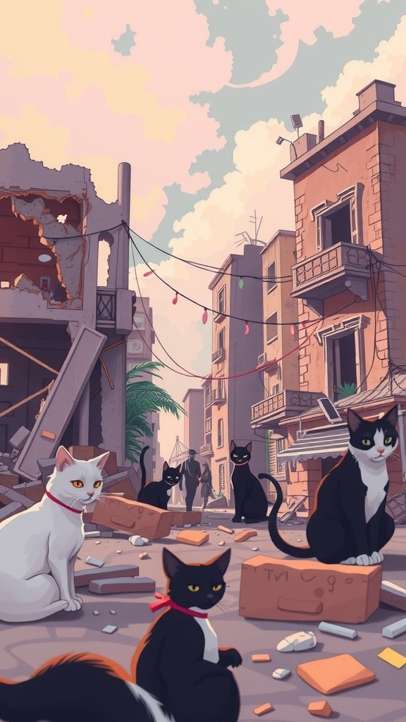 Lulu: The Resilient Cat of Palestine