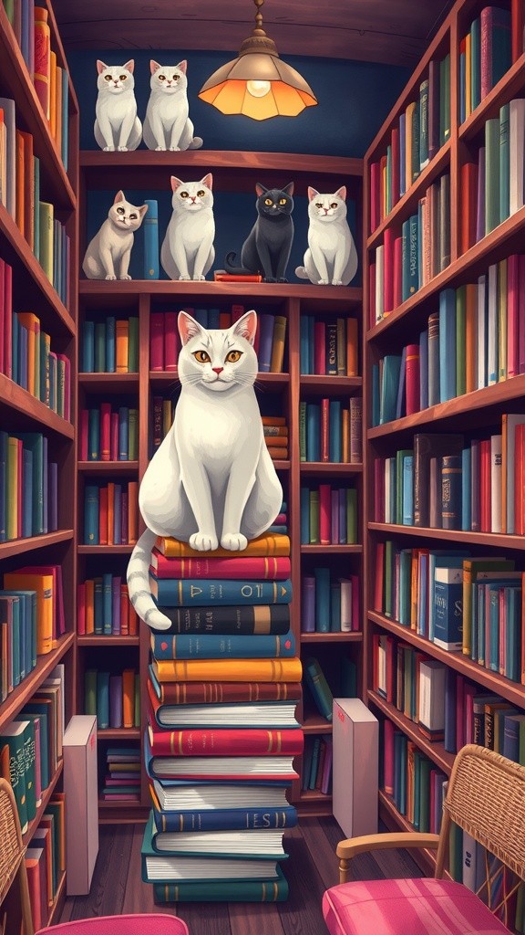 Luna: Si Kucing Cerdas dan Pahlawan Toko Buku