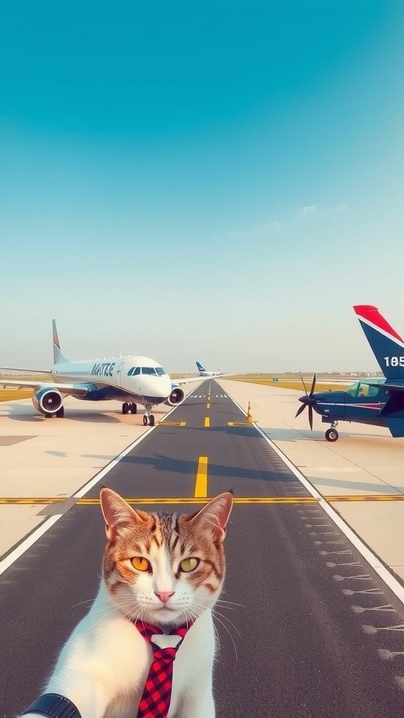 Whiskers the Pilot Cat