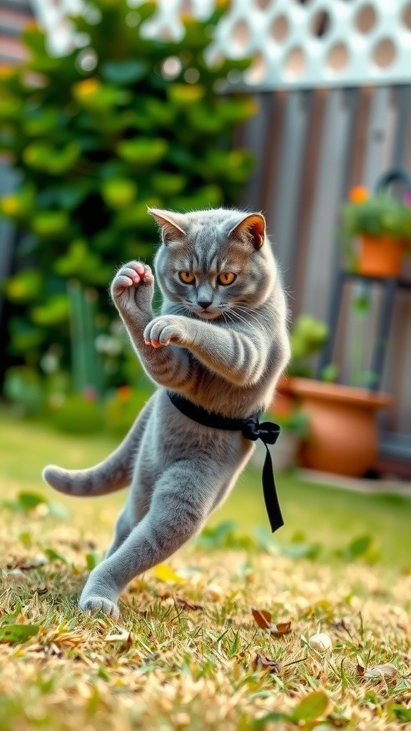 Kucing: Bela Diri dan Kecepatan Melawan Ancaman