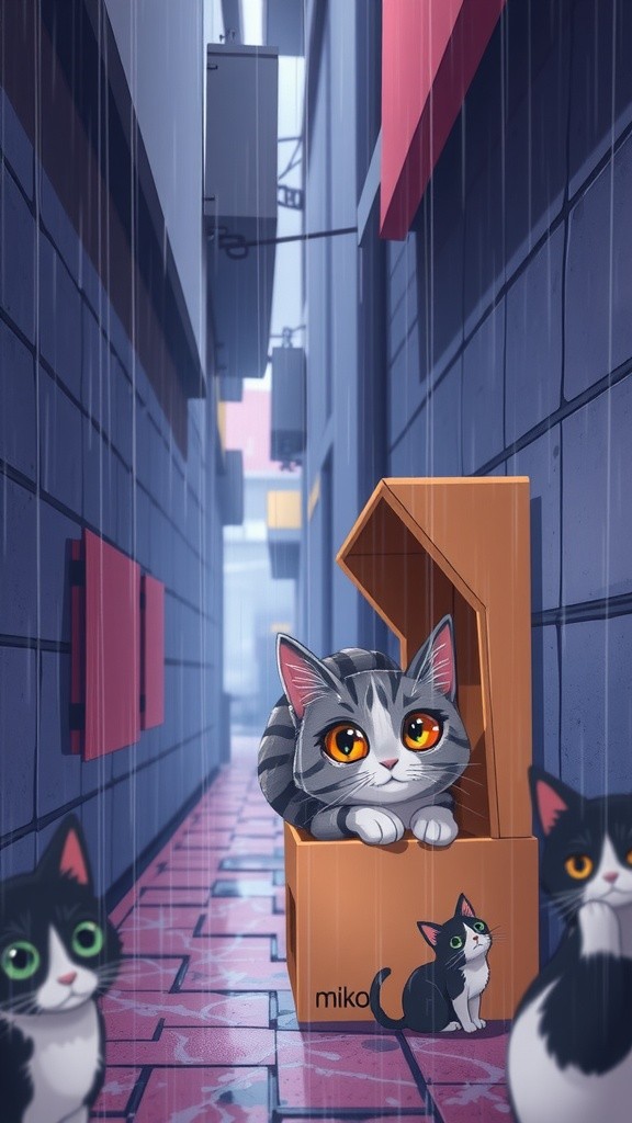 Miko the Cat: A Rainy Day Story