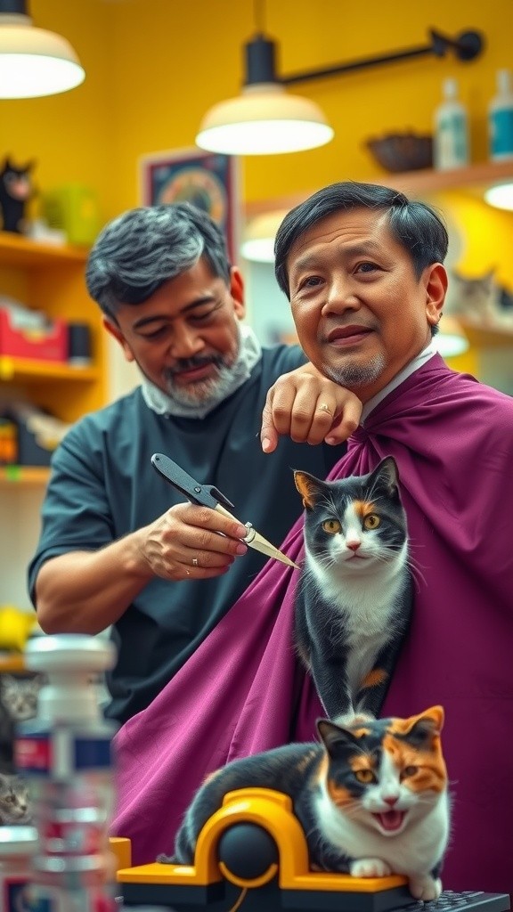 Tukang Cukur dan Pelanggan yang Terserah
