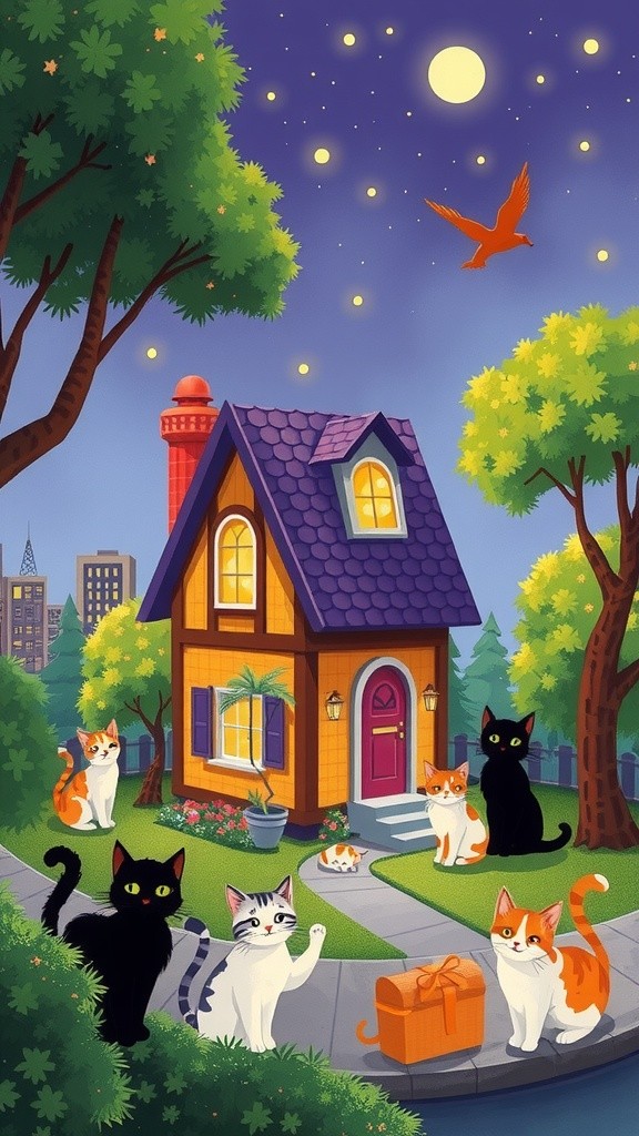 Petualangan Kiki Si Kucing di Taman Ajaib