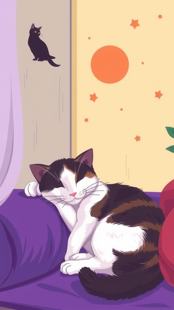 Lala, Kucing Pemalas yang Menggemaskan
