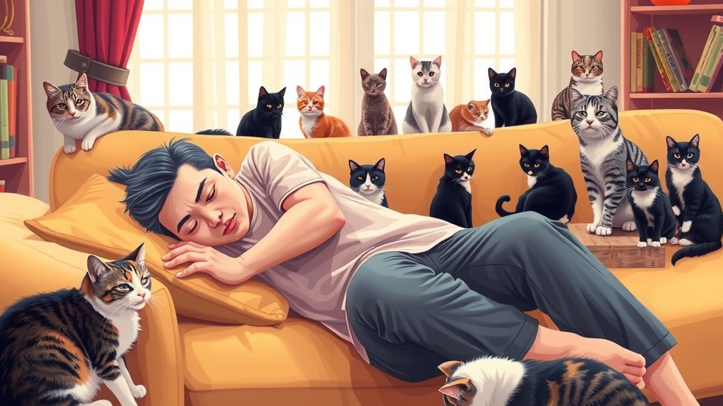 Kucing Nakal dan Ayah yang Malas