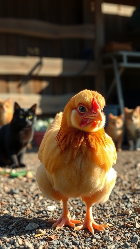 Ayam yang Mengikuti Kata Hati