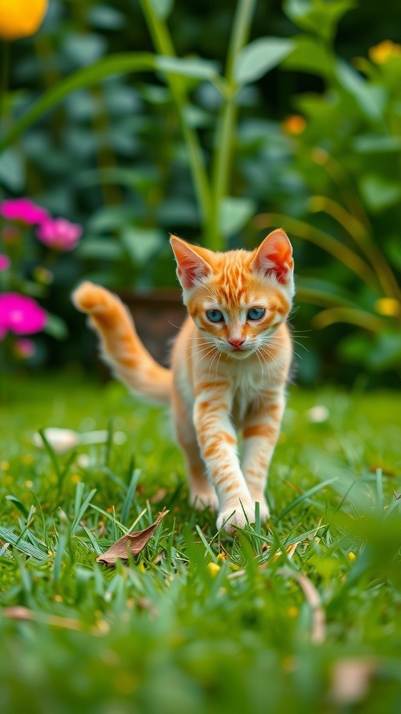 Kucing Kecil yang Berpetualang dan Terperosok di Lumpur