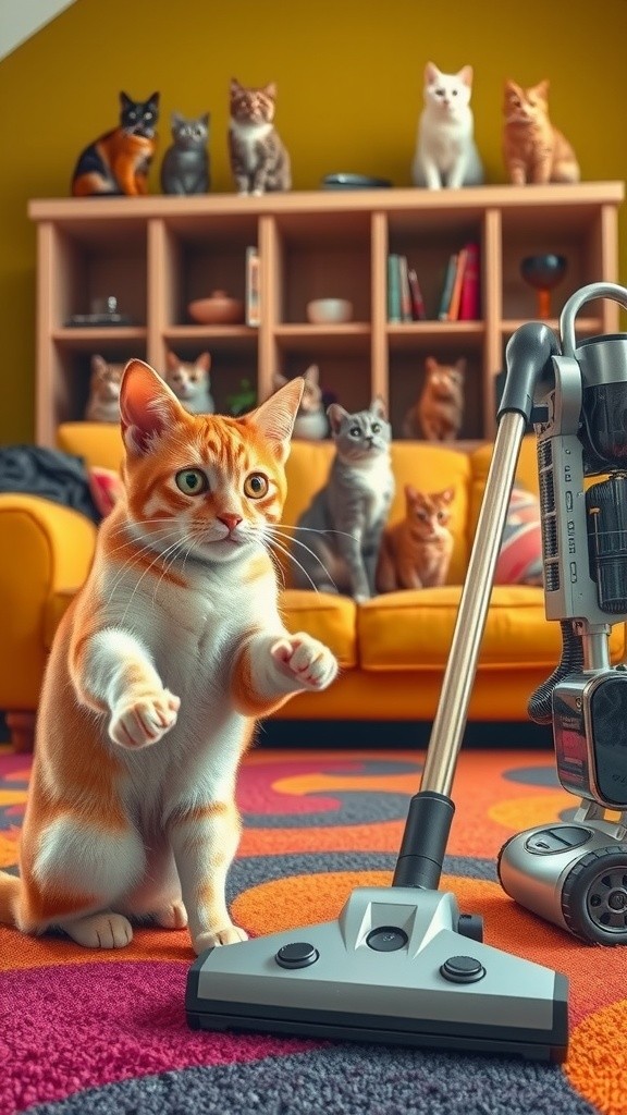 Cat vs. Vacuum Showdown