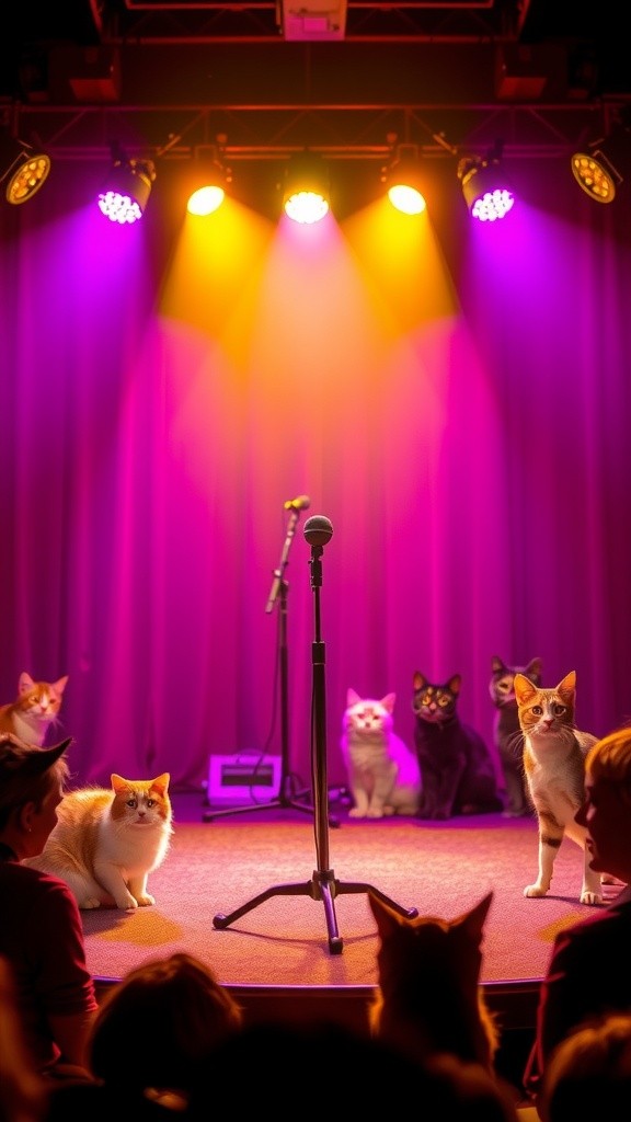 Cat-tastic Comedy Showdown
