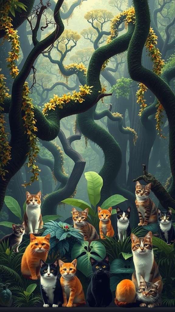 Jungle Adventures: Cat and Monkey’s Day Out