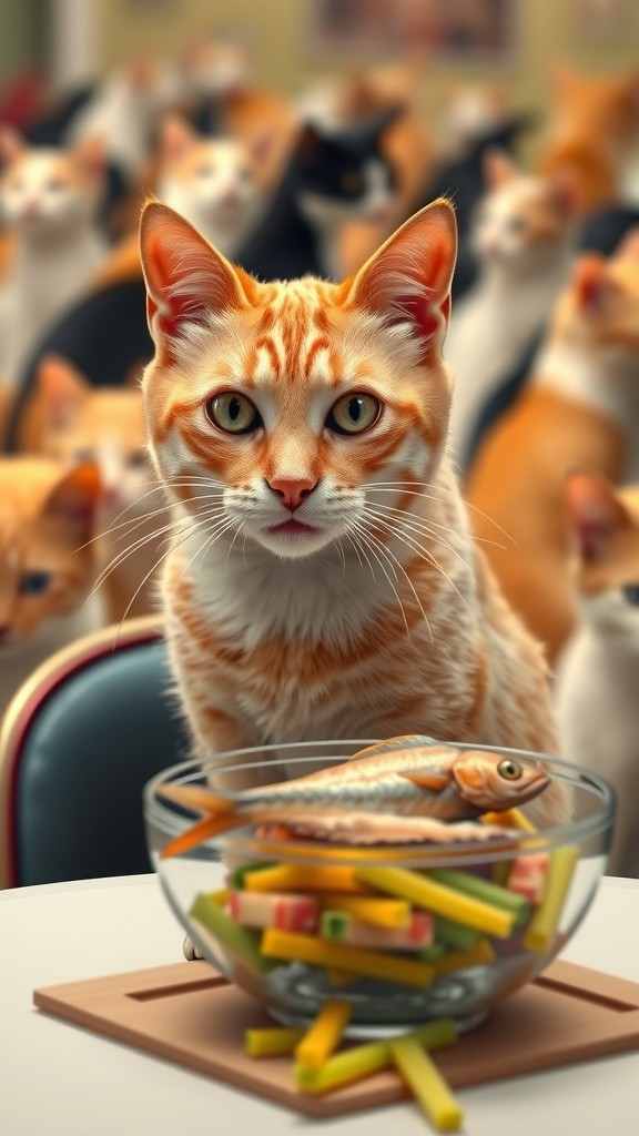 Kucing dan Tikus: Aksi Konyol di Meja Makan