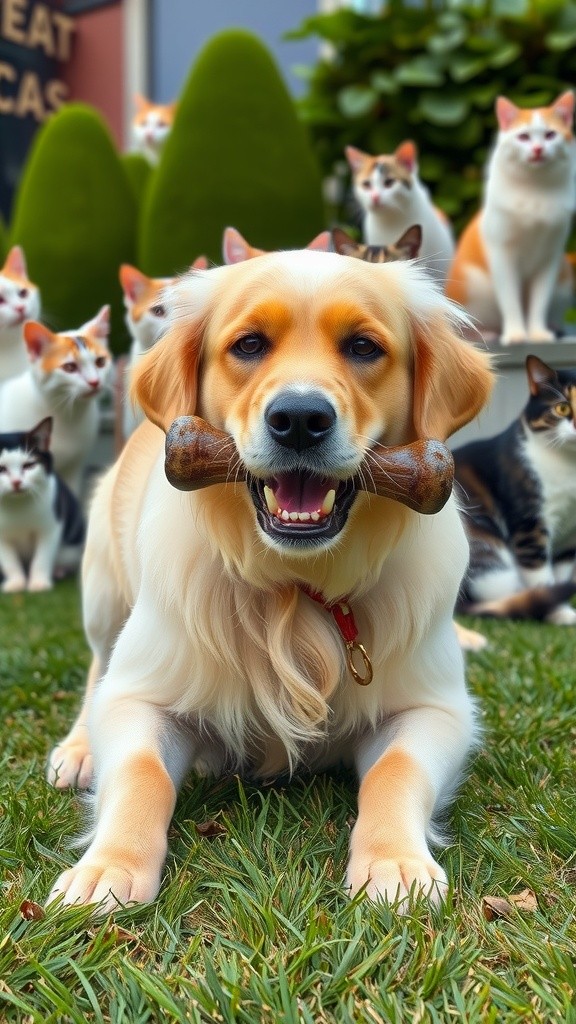 Tail Tale: Dog vs. Cat Prank Wars!