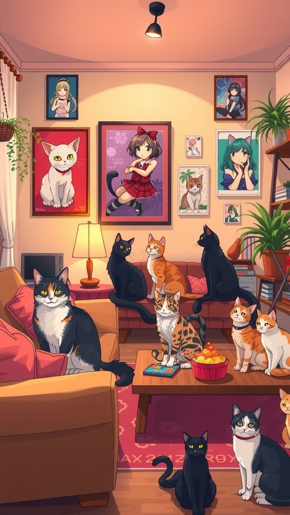 Kucing dan Anime: Persahabatan Abadi