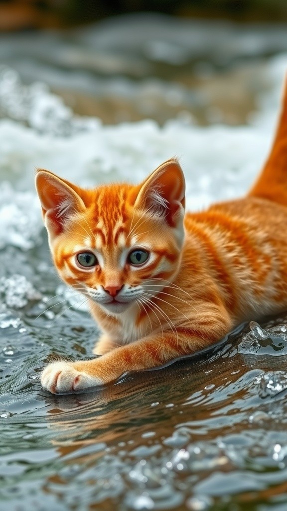 Selamatkan Kucing Kecil dari Tsunami!