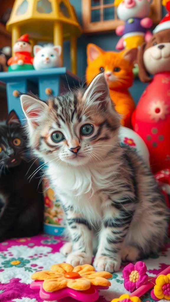 The Mischievous Kitten