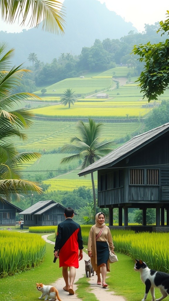 Kisah Sepasang Suami Istri dan Dua Anak di Sebuah Desa