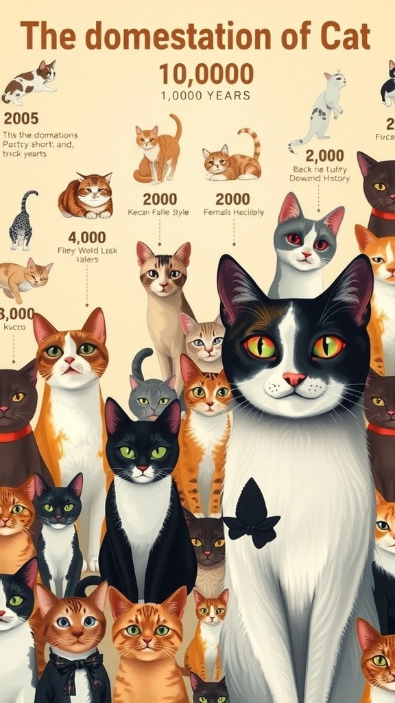Asal Usul dan Penjinakan Kucing