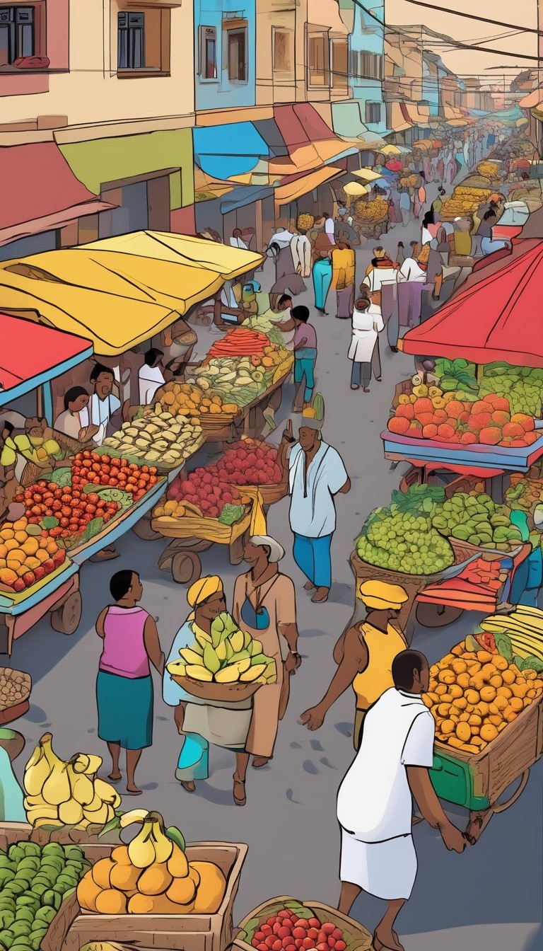 The Monkey's Mischief: A Fruit Vendor's Challenge!