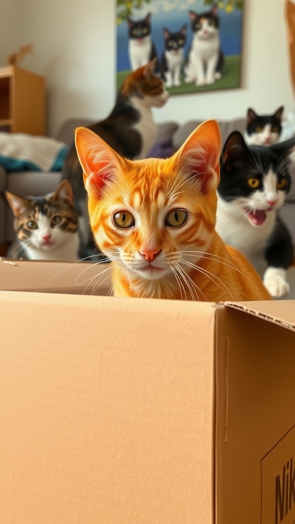 Kucing Miko dan Petualangan Kardus Lucu