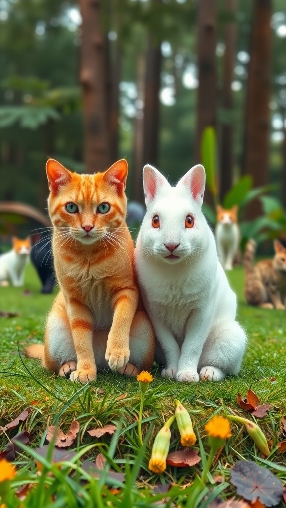 Petualangan Si Kucing dan Si Kelinci di Gua Harta Karun