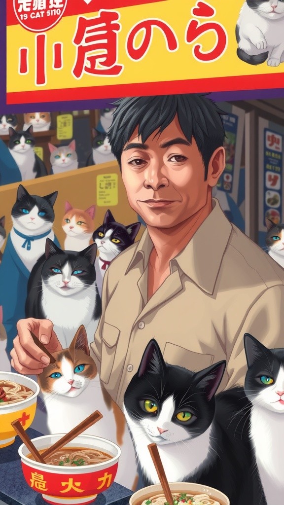 Kucing Sakti di Warung Udin