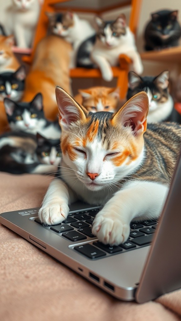 Mengapa Kucing Suka Tidur di Laptop dan Kardus?