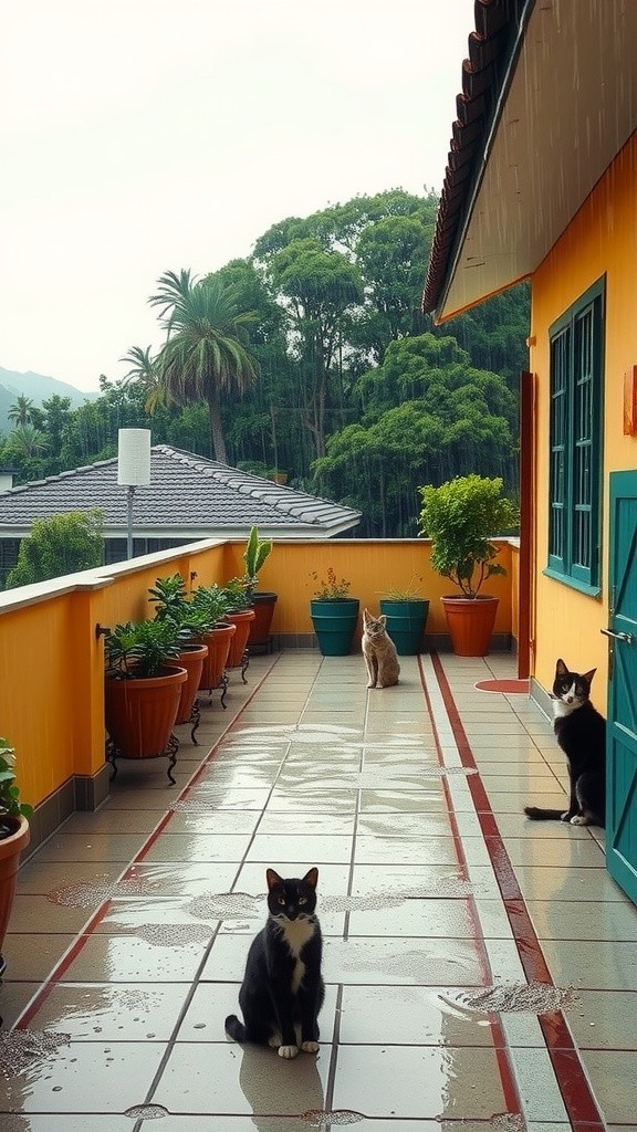 Kucing yang Setia Menunggu