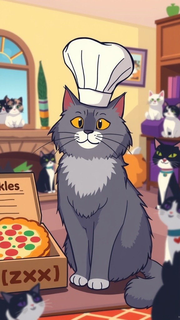 Mr. Pickles: The Purr-fect Pizza Pal
