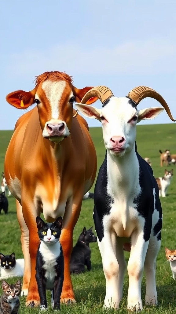 The Cow and the Goat: A Tale of Sharing