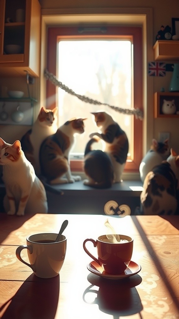 Kucing Curi Kopi Pagi!