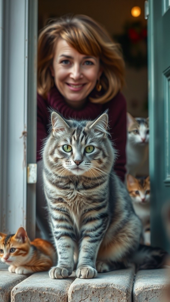 A Stray Cat's New Home