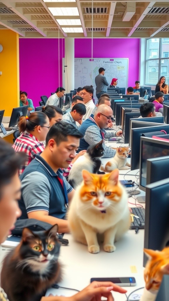 Kucing Liar yang Meningkatkan Produktivitas Kantor!
