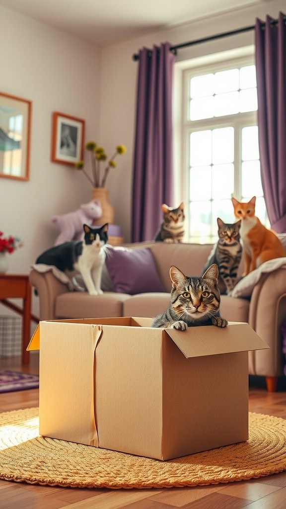 Oyen Terjebak di Kardus Jebakan!