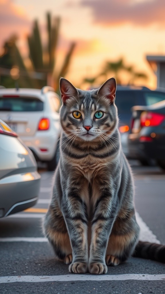 Parkir Dimensi: Kucing Penjaga Waktu