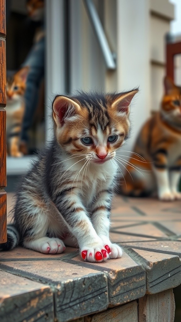 Sahabat Sejati: Perjalanan Kucing Kecil dan Pria Muda