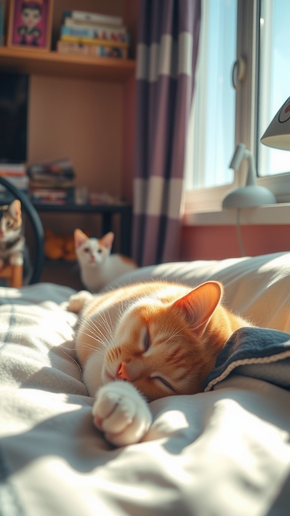 Miko Si Kucing Enerjik: Alarmnya Pagi!
