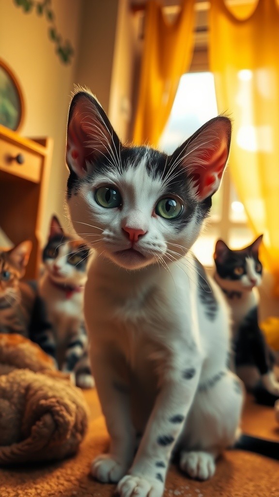 Kucing Lucu Miu: Petualangan dan Kebahagiaan di Rumah Kecil