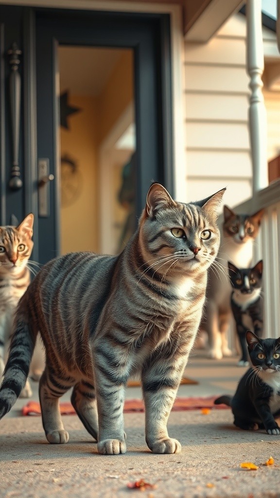 Persahabatan Unik dengan Kucing Liar