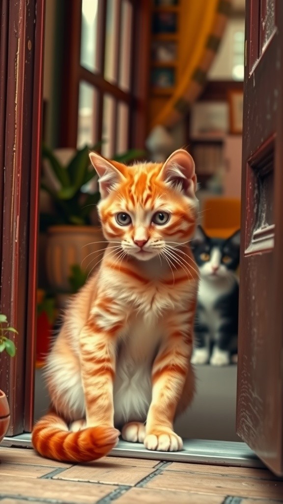 The Old Lady and the Stray Cat