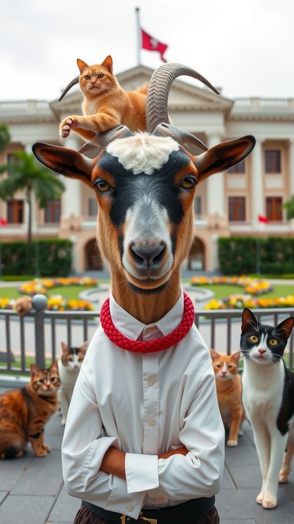 Kambing Ajaib Jadi Menteri Perhubungan