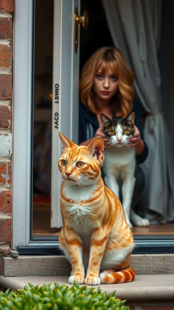 The Stray Cat and the Old Lady's Change of Heart