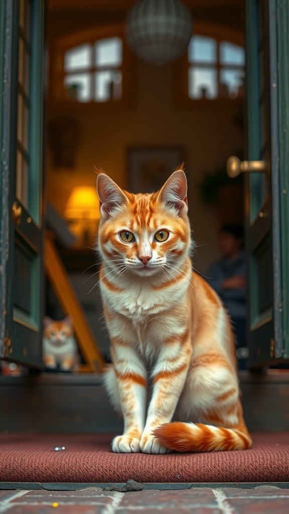A Stray Cat's New Home