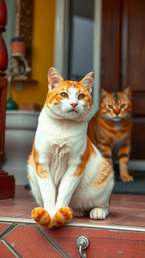 The Old Lady and Her New Feline Friends