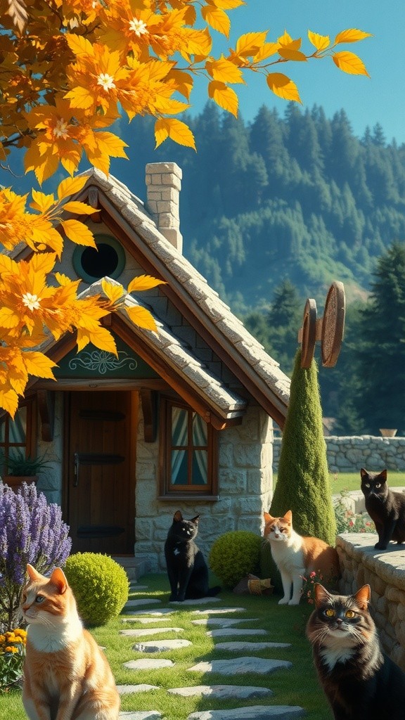 Unexpected Friends: The Stray Cat and the Old Lady