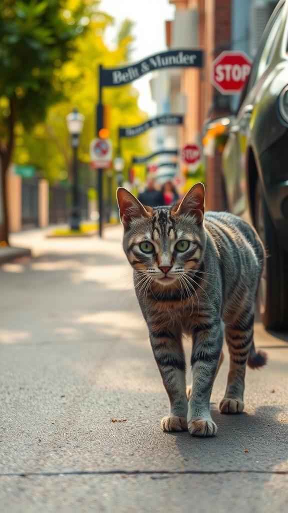 The Stray Cat and the Old Lady
