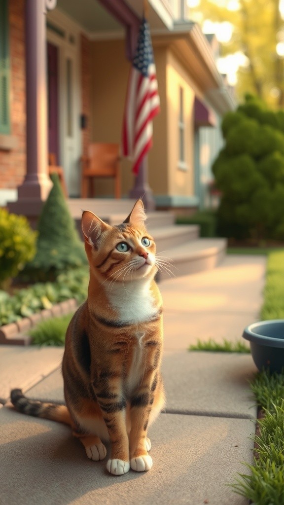 The Old Lady and the Stray Cat