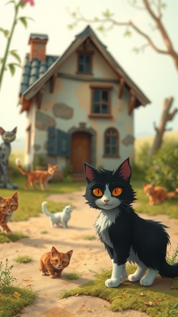 The Old Lady and the Stray Cat