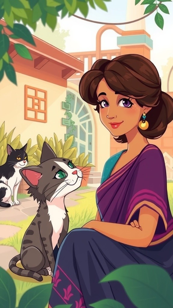 A New Beginning: The Old Lady and the Stray Cat