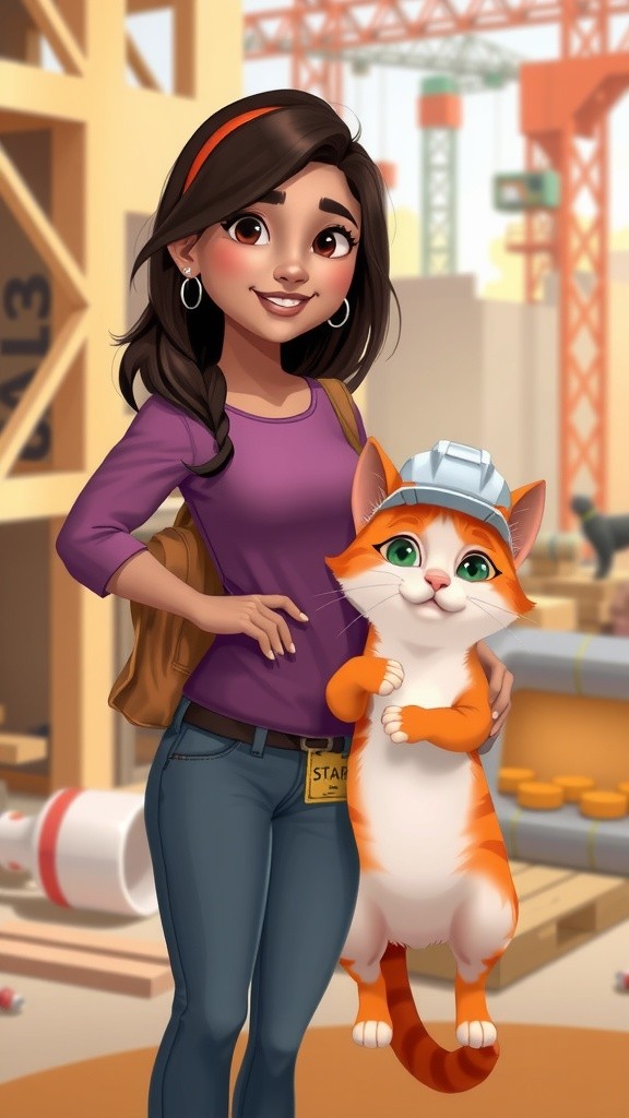 Kity Si Kucing Tukang yang Ceria!